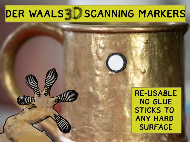 Der Waals 3D-scanning markers
