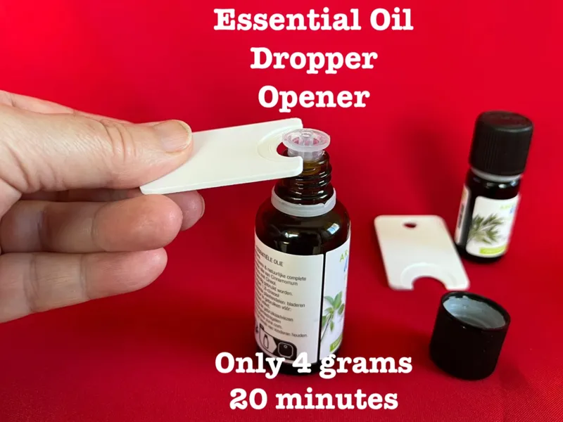 Essential Oil Dropper Opener