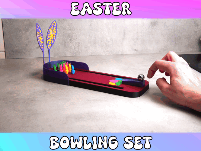 Easter Bowling Set