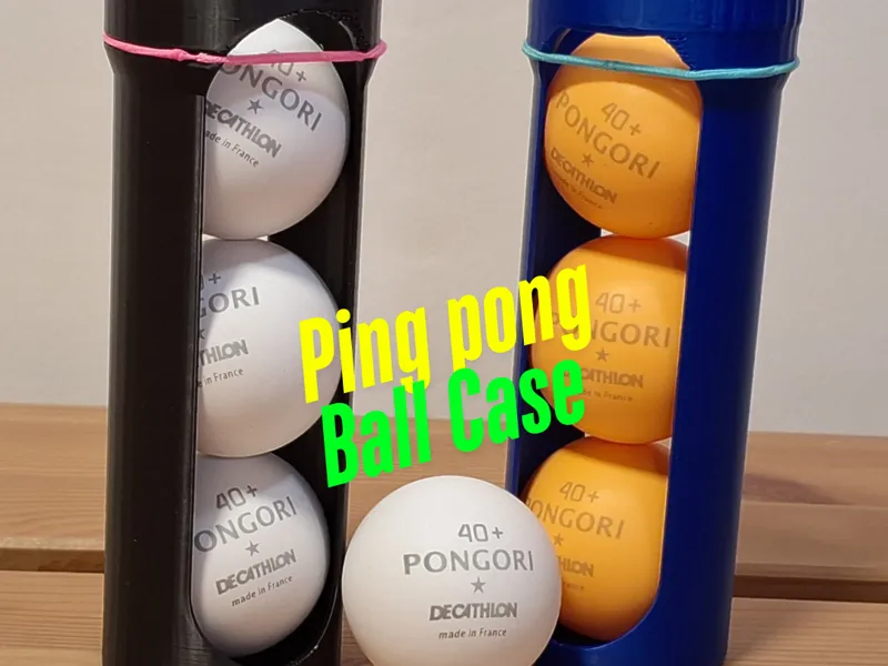 PingLock – 3D Printed Modular Ping Pong Ball Case