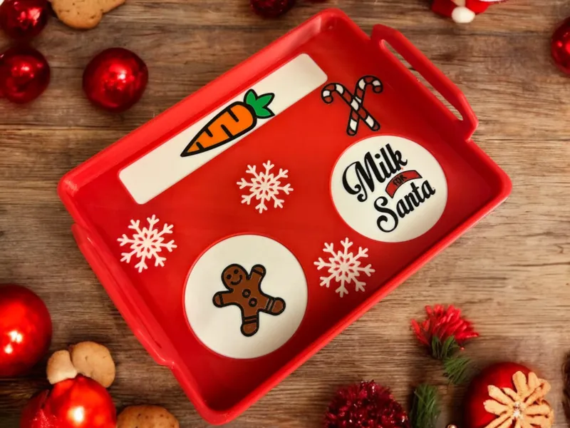 Christmas Cookie Tray for Santa