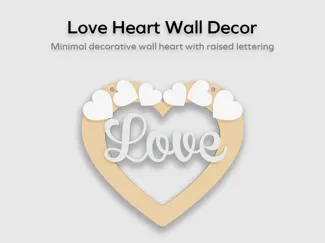 Love Heart Wall Decor – Multi-Layer