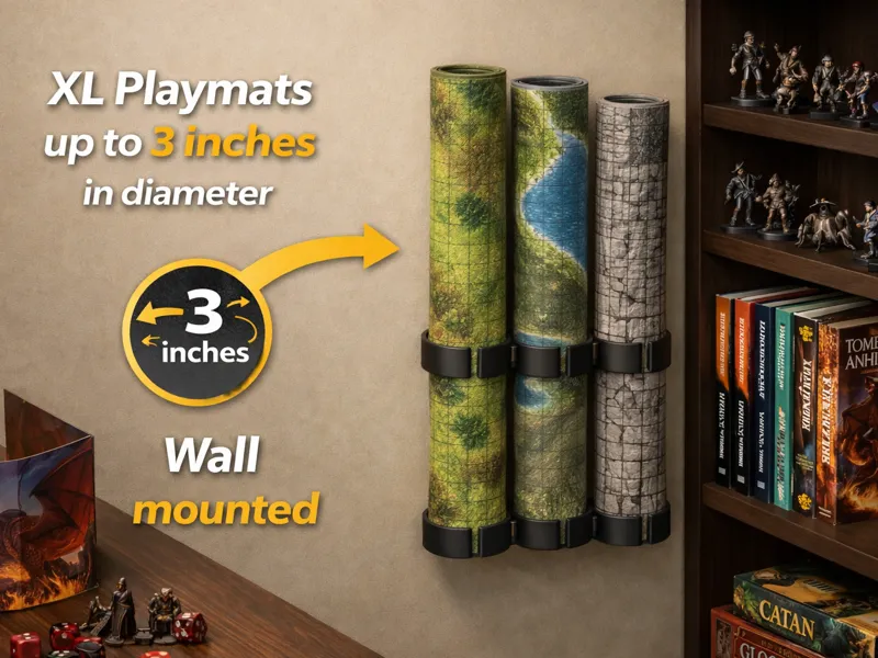 Best Dang XL Card Game Playmat Holder (3")
