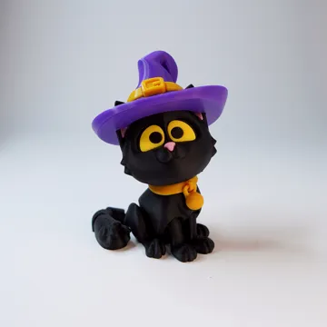Accesorio para impresora 3D: Flexi Halloween Cat (NO AMS) — vista de referencia 3