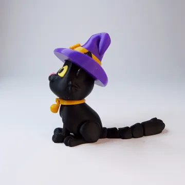 Accesorio para impresora 3D: Flexi Halloween Cat (NO AMS) — vista de referencia 4