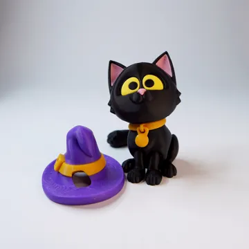 Accesorio para impresora 3D: Flexi Halloween Cat (NO AMS) — vista de referencia 5