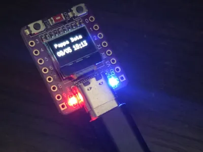 ESP32-C3 Supermini Cover with 5mm glass hook