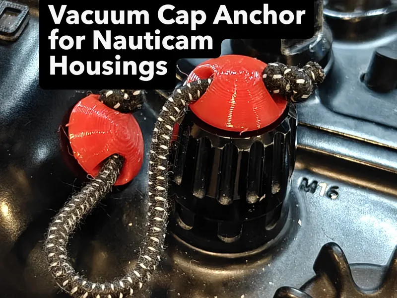 Vacuum Cap Anchor for Nauticam Housings
