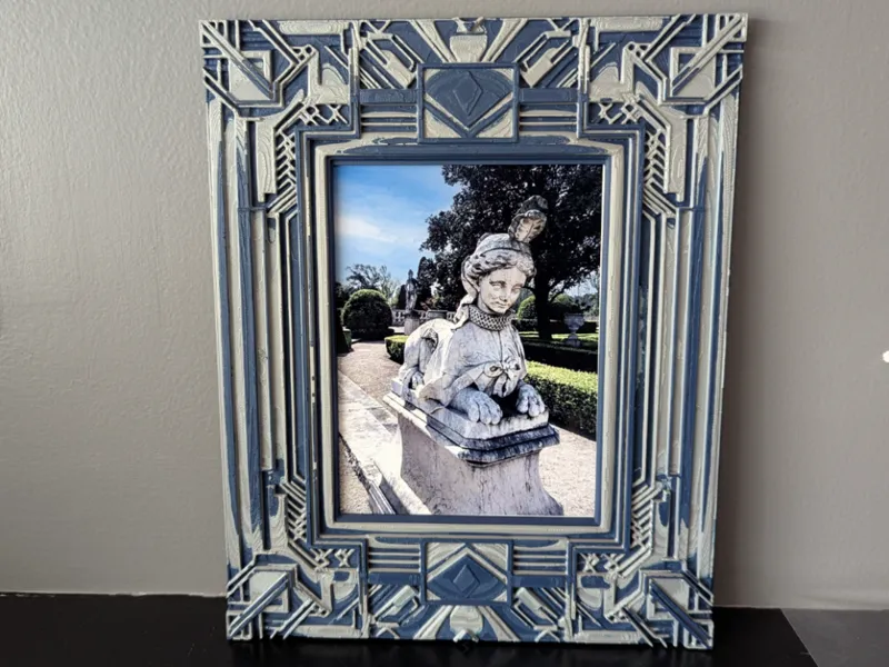 Art Deco frame with backing