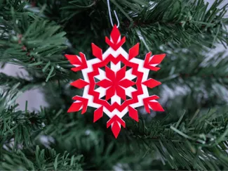 Intricate Snowflake Ornament