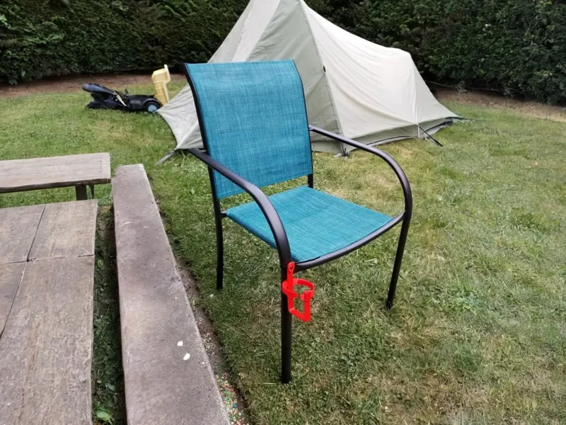 Zip Tie Can Holder Camping