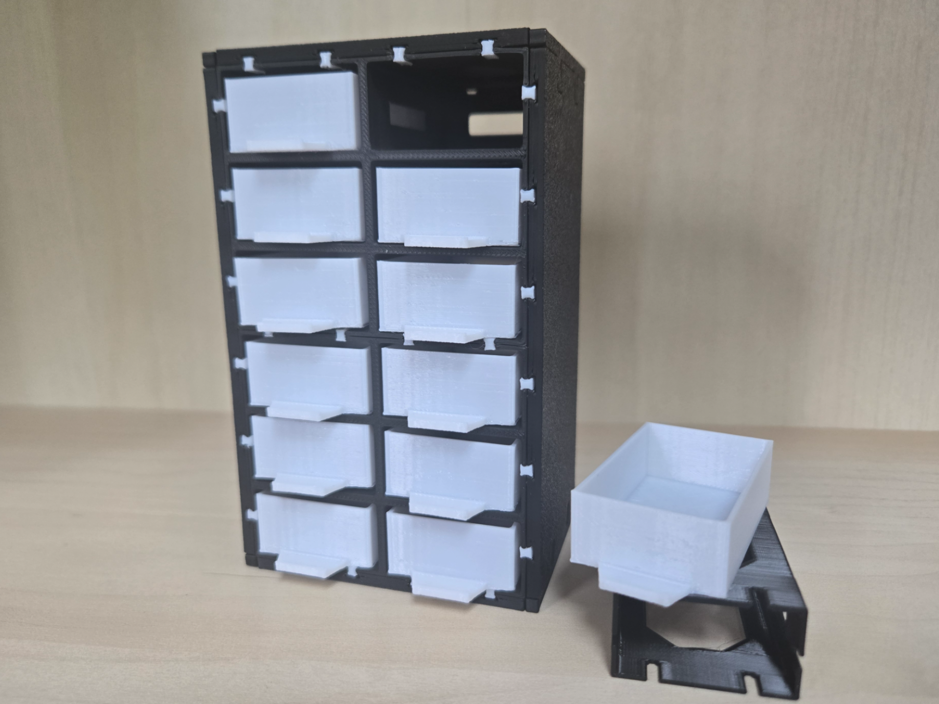 Miniatura 1 do modelo 3D Lightweight Modular Drawer System v2 - Parametric