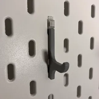 Ikea Skadis hook lock pin plug