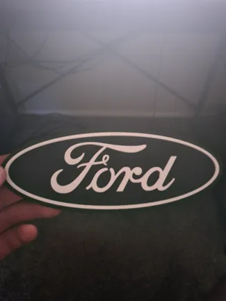 Ford Logo Hueforge