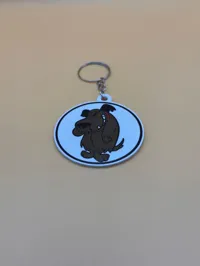 Muttley Keychain NameTag