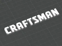 Logo décoratif Craftsman pour amateurs d'outillage — photo 1