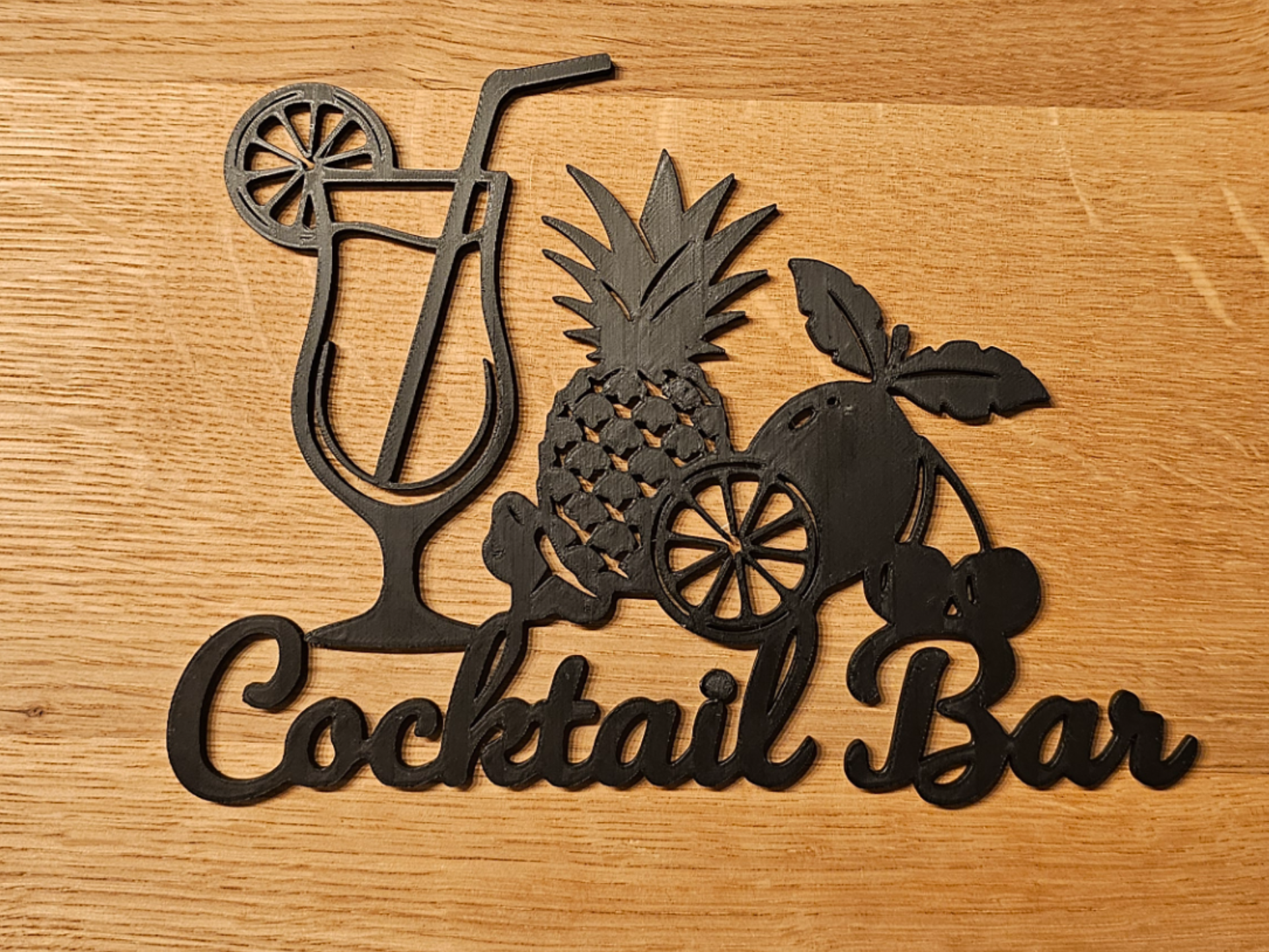 Tropical Cocktail Bar | Elegant Wall Art