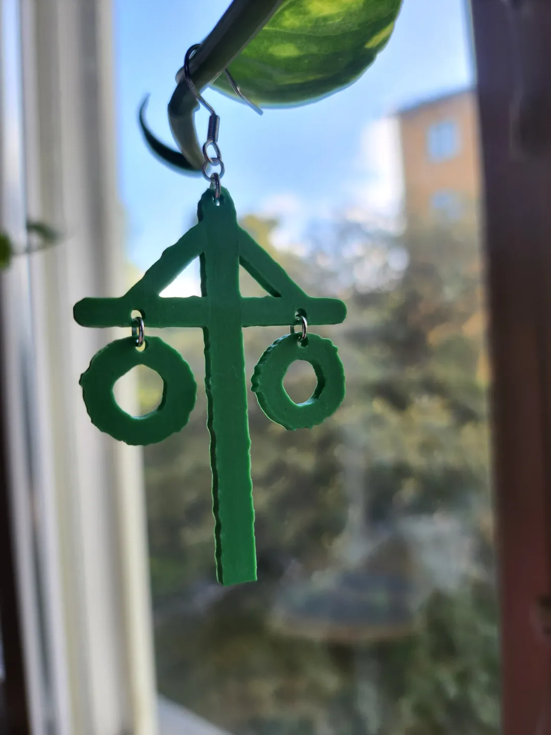 Midsommarstång, maypole earrings view 2