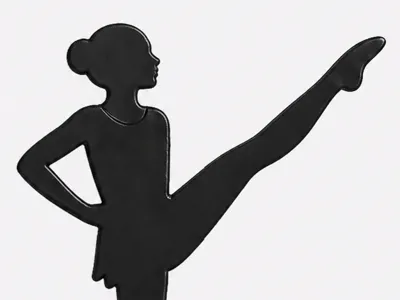danceline cake topper / arrangement topper 