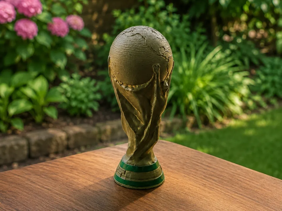 Réplique du trophée de la Coupe du Monde
