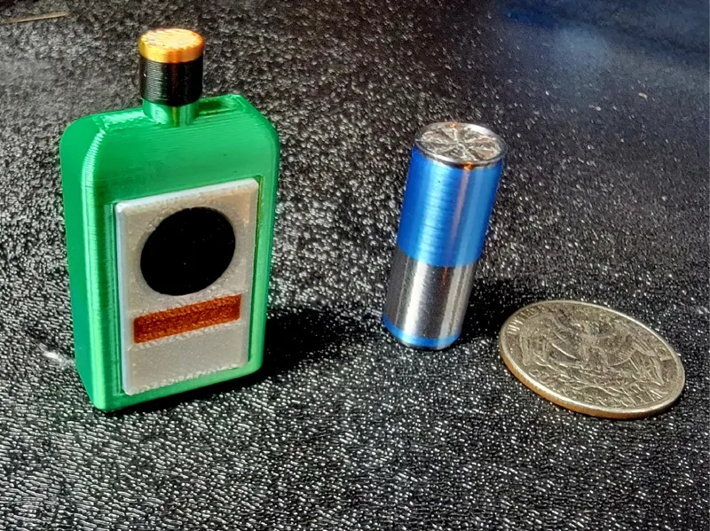 Jagermeister mini bottle for game piece