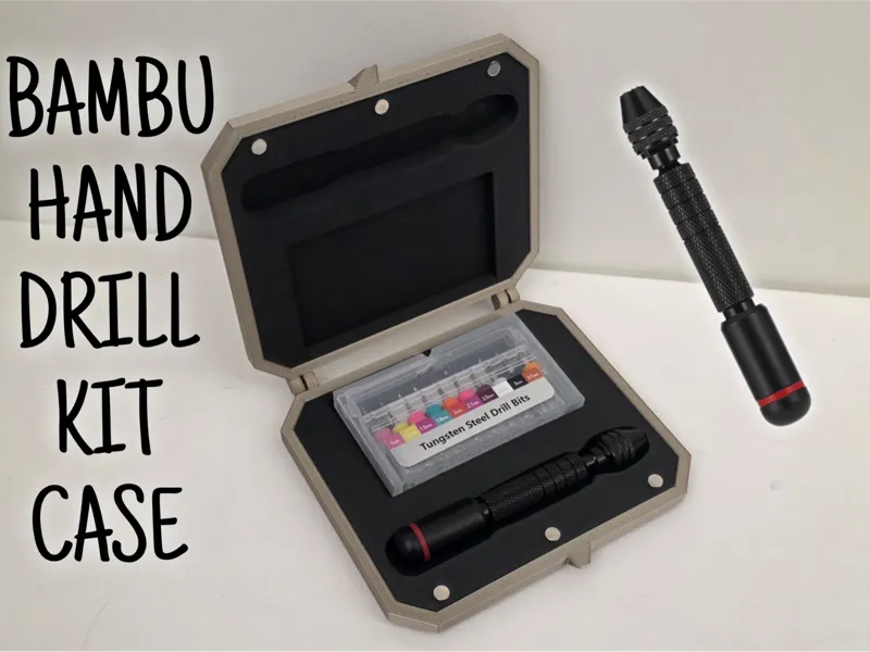 Maker's Supply Hand Drill Kit Case