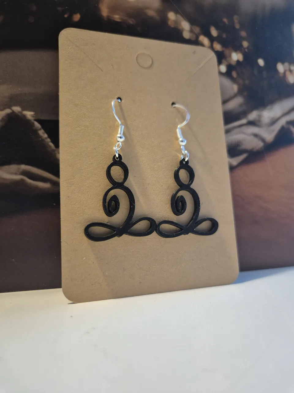 Yoga Lotus Earrings [Asana] view 2