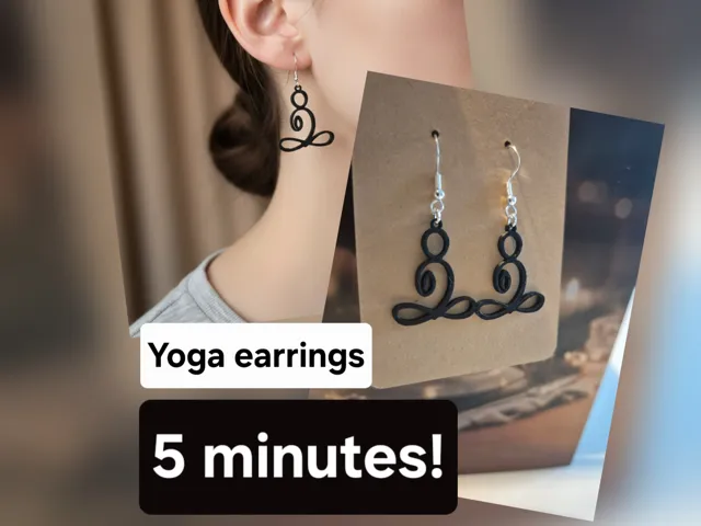 Yoga Lotus Earrings [Asana]