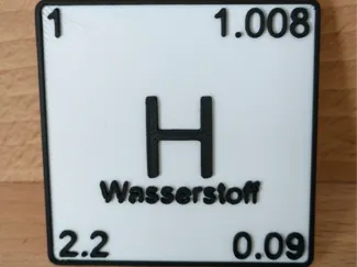 Element Wasserstoff - Periodensystem 