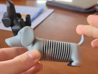 Sausage Dog Spring Toy