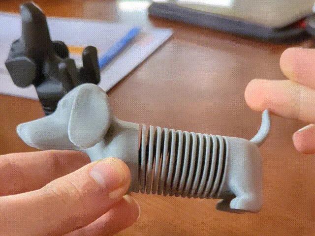Sausage Dog Spring Toy