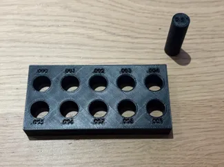 Hole Tolerance Gauge, Imperial