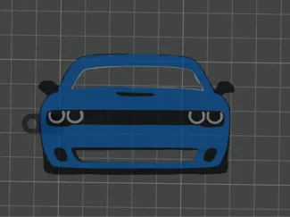 Dodge Challenger Keychain