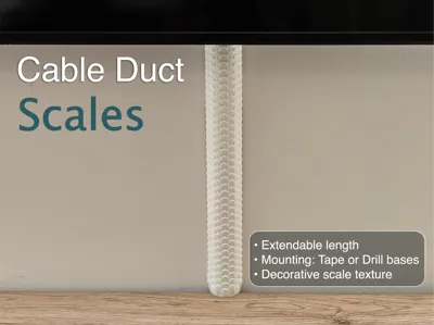 Cable Duct - Scales Texture