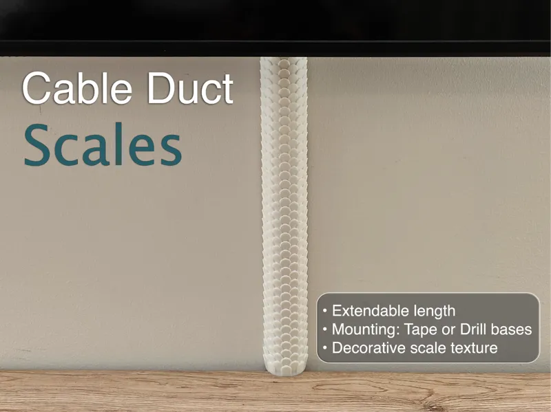 Cable Duct - Scales Texture