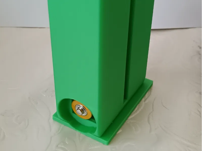 The Dad’s Garage Gravity-Fed AA Battery Dispenser