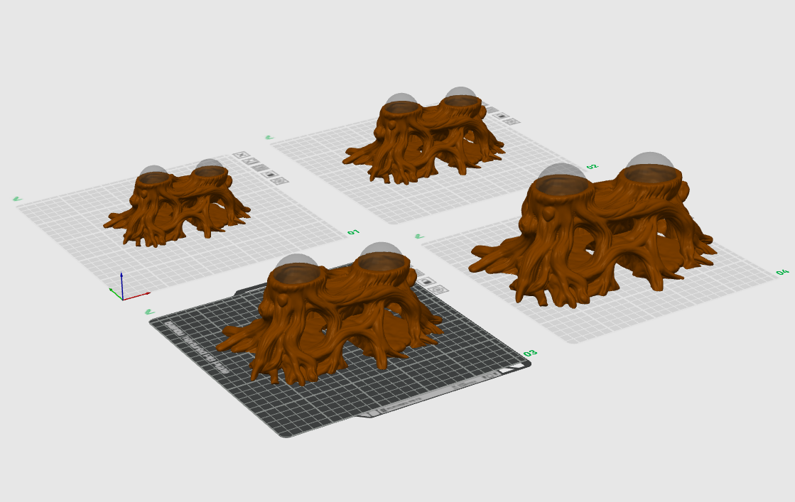 Miniatura 1 do modelo 3D Root Cave Planter