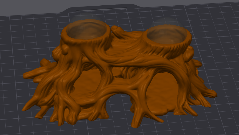 Miniatura 2 do modelo 3D Root Cave Planter
