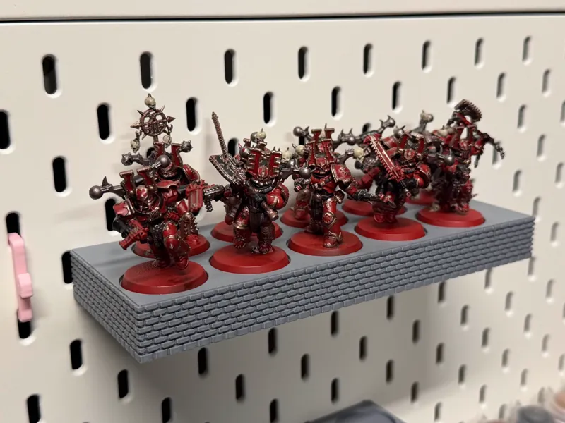 32mm Base Miniature Display for Ikea Skadis 