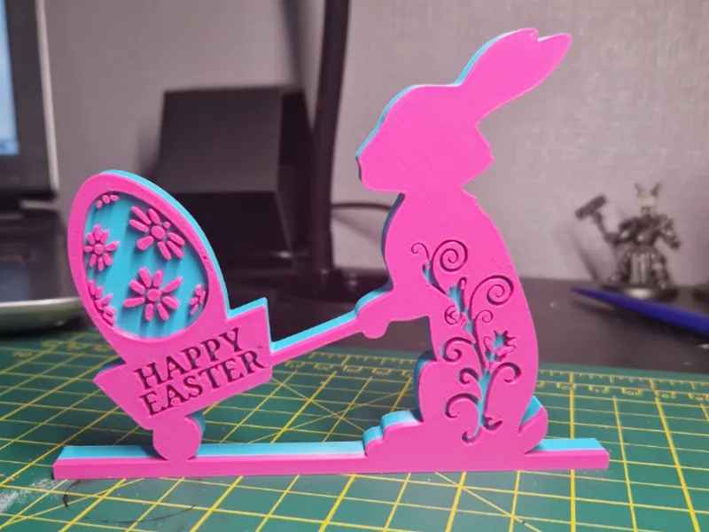 happy easter display decor