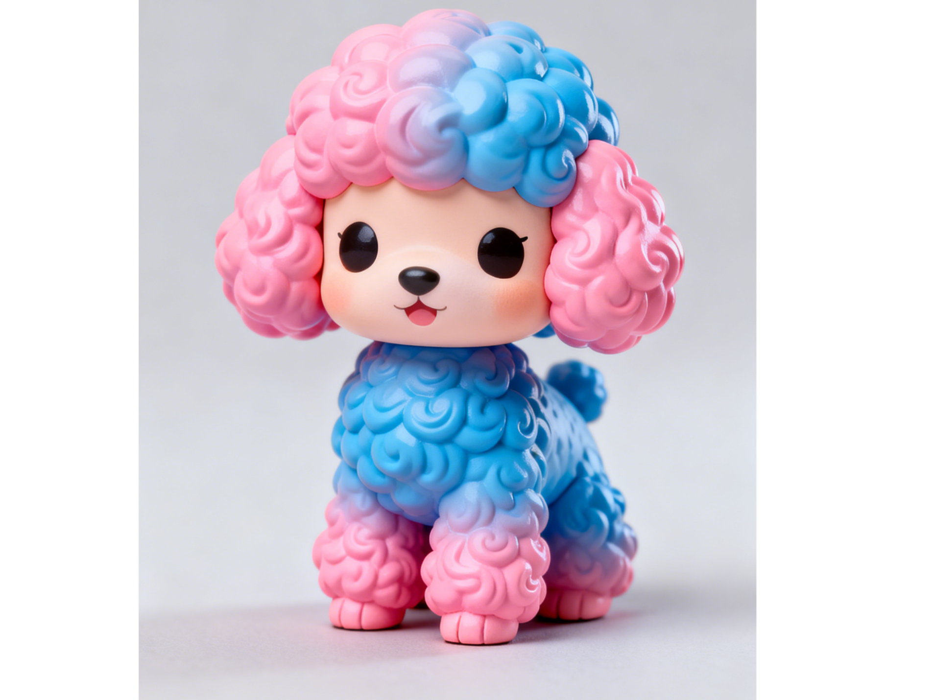 Cute Toy Poodle Cavapoo / Maltipoo Dog Figurine