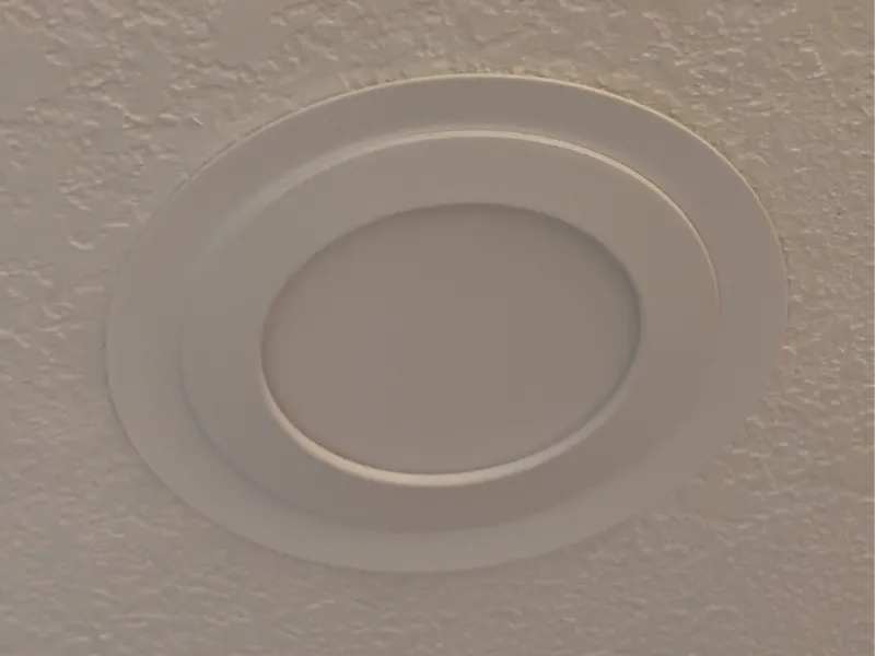 6" recessed light trim
