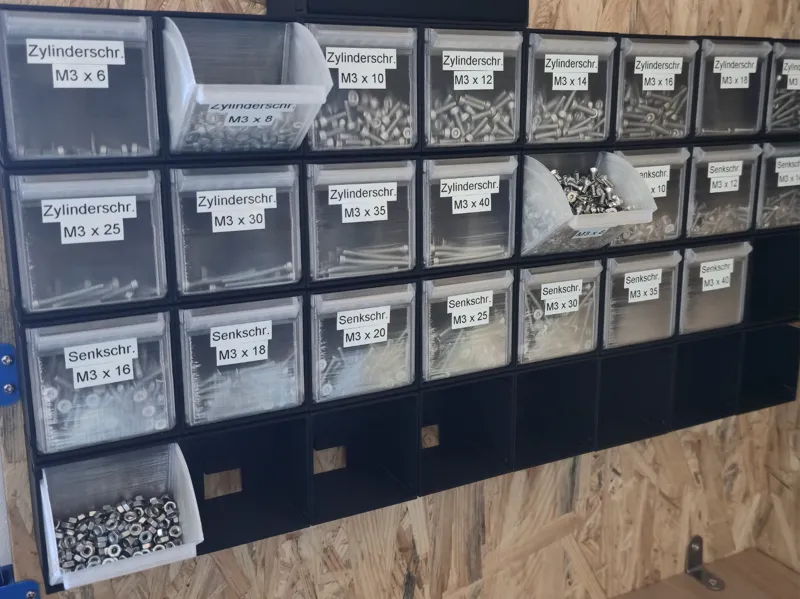 Storage BINS for small components