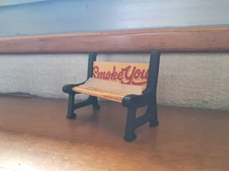 Smoking Bench by yellowking3d (Banco papelas)