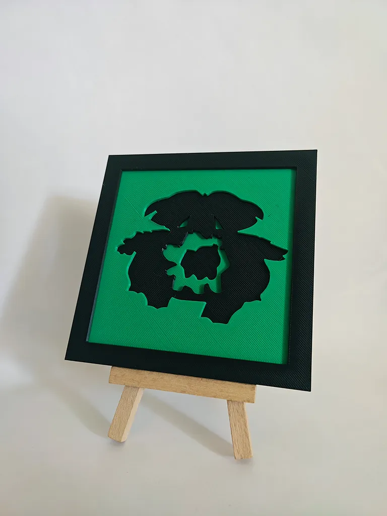 Pokemon Kanto Starter Evolution - Wallart Frame - Free 3D Print Model ...