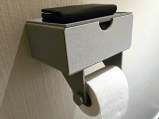 TP Holder with Phone Shelf and Storage Drawer