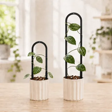 Letrero o emblema decorativo: Minimal Arch Plant Trellis – 2 Sizes — vista de referencia 5