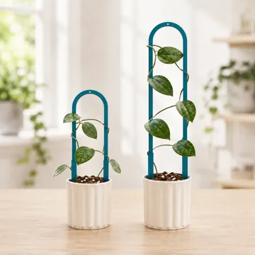 Letrero o emblema decorativo: Minimal Arch Plant Trellis – 2 Sizes — vista de referencia 4