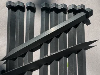 Spikes for outdoor edging