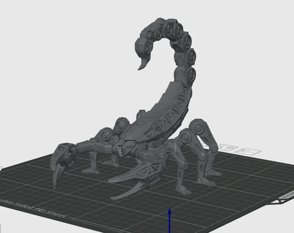Scorpio mechanical - Free 3D Print Model - MakerWorld